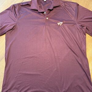 Peter Millar Burgundy Polo Shirt